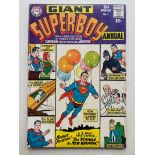 SUPERBOY: GIANT ANNUAL #1 - (1964 - DC - Cents Copy - VG/FN) - Curt Swan cover - Flat/Unfolded -