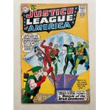 JUSTICE LEAGUE OF AMERICA #4 - (1961 - DC) FN (Cents Copy) - Green Arrow joins the J.L.A. - Murphy