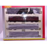 OO Gauge -A Hornby R2329M 'Thames-Clyde Express' train pack including steam loco and 3 coaches -