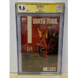 STAR WARS: DARTH MAUL #1 (2017 - MARVEL) Graded CGC 9.6 Signature Series - (Cents Copy) - SIGNED