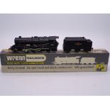 A Wrenn W2224A Class 8F steam locomotive in BR black numbered 48290, locomotive drawbar missing.