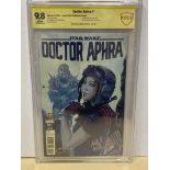 STAR WARS: DOCTOR APHRA #1 (2018 - MARVEL) Graded CBCS 9.8 (Cents Copy) SIGNED BY ASHLEY WITTER -