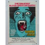 VAMPIRE CIRCUS (1972) - US One Sheet movie poster - HAMMER - Vampire artwork - 27" x 41" (68.5 x 104