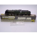 A Wrenn W2262 Royal Scot class steam locomotive in BR green "Grenadier Guardsman". VG-E in a VG box