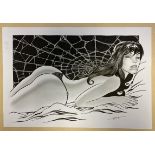 MARY JANE (SPIDER-MAN) ORIGINAL ILLUSTRATION BY MARCELO MUELLER (2013) - SIGNED BY ARTIST MARCELO