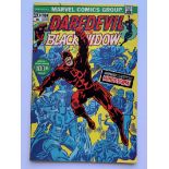 DAREDEVIL #100 - (1973 - MARVEL) - FN/VFN (Cents Copy) - Daredevil's origin retold. The Black