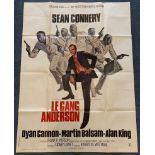 THE ANDERSON TAPES (1971) "Le Gang Anderson" - French 'Grande' Affiche movie poster - SEAN CONNERY -