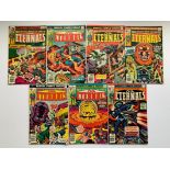 ETERNALS LOT #2, 3, 4, 5, 7, 11, 12 - (7 in Lot) - (1976 / 1977 - MARVEL) VG/FN (Cents Copy) - A