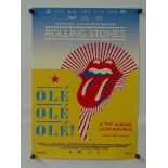 MUSIC: Selection of promotional music posters and memorabilia: ROLLING STONES - OLE OLE OLE: A