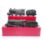 OO Gauge - A pair of Trix Twin Hunt Class steam locos 'Pytchley' in playworn condition - F-G in