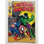 CAPTAIN AMERICA #110 - (1969 - MARVEL - Cents Copy/Pence Stamp - VFN) - Rick Jones becomes Captain