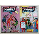 JUSTICE LEAGUE OF AMERICA #27, 28, (2 in Lot) - (1964 - DC - Cents Copy - FN/VFN) - Run includes