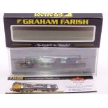 N Gauge - A Graham Farish by Bachmann 371-125K Class 33 Diesel locomotive in DRS Minimodal Blue
