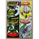 SPIDERMAN #60, 61, 63, 64 (4 in Lot) - (1968 - MARVEL - Cents/Pence Stamp - GD/FN - Run includes