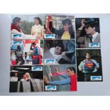 SUPERMAN III (1983) - A Large format French Grande together with a full set of 16 x French Lobby