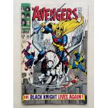 AVENGERS #48 (BLACK KNIGHT) - (1968 - MARVEL - Cents Copy / Pence Stamp - VG/FN) - Origin and