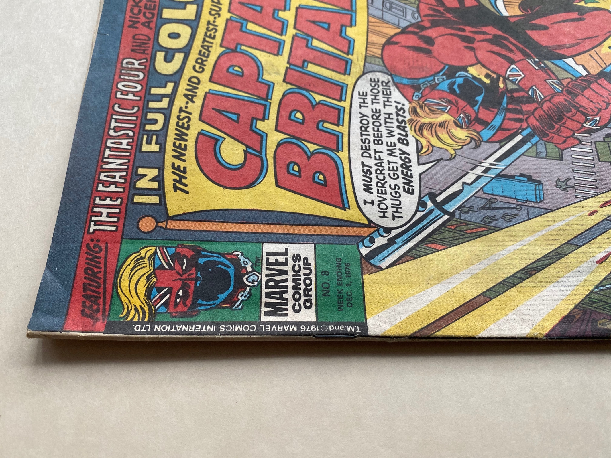 CAPTAIN BRITAIN (6 in Lot) - (1976 - BRITISH MARVEL) - GD/VG (Pence Copy) - Run includes #2, 4, 5, - Image 5 of 8