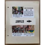 LOUIS THE FEARLESS (1950's) - (9 in Lot) 33 x 40.5 cm)Original story boards from GIRL Comic for