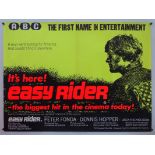EASY RIDER (1969) - Rare 1st release British UK Quad x certified film poster - PETER FONDA and