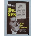 DR SYN (1963) (alias the Scarecrow) - re-release UK Double Crown - Folded