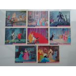 WALT DISNEY: SLEEPING BEAUTY FRONT OF HOUSE SET (1959) - RARE - 8 x British Front of House stills