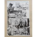 NEAL ADAMS ORIGINAL BATMAN ARTWORK (2010) - BATMAN ODYSSEY #3 ORIGINAL ARTWORK - NEAL ADAMS (