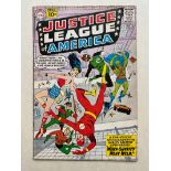 JUSTICE LEAGUE OF AMERICA #5 - (1961 - DC) VG+/FN (Cents Copy) - Merlin appearance - Origin and