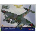 A Corgi Aviation Archive AA34601 1:32 scale De Havilland Mosquito B MkXVI diecast aircraft.