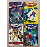 SPIDERMAN #44, 45, 47, 49 (4 in Lot) - (1967 - MARVEL - Pence Copy - FR/GD - Run includes Second &