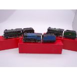 OO Gauge - A group of playworn Trix Twin 0-4-0 steam tender locomotives in various liveries supplied