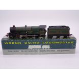 A Wrenn W2221 Castle class steam locomotive in BR green "Ludlow Castle", recalled version with