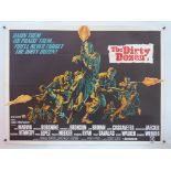 THE DIRTY DOZEN (1967) - FIRST RELEASE - British UK Quad film poster - LEE MARVIN - Frank McCarthy