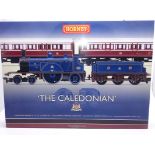 OO Gauge -A Hornby R2610 'The Caledonian' train pack including steam loco and 3 coaches - E,