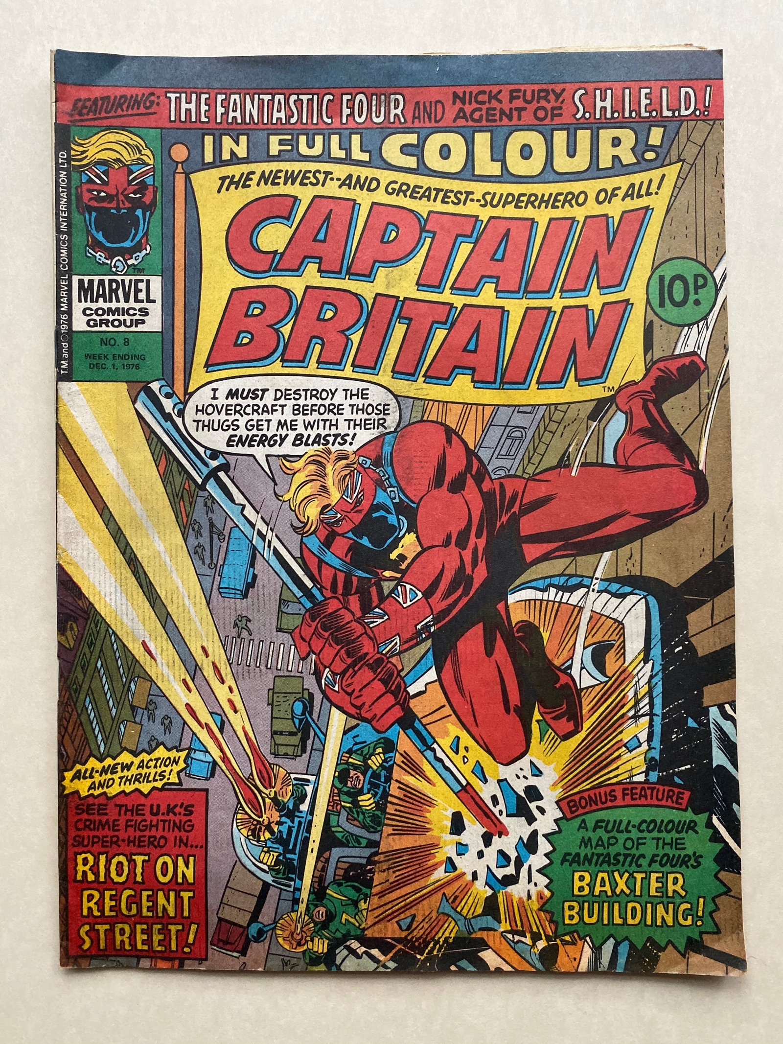 CAPTAIN BRITAIN (6 in Lot) - (1976 - BRITISH MARVEL) - GD/VG (Pence Copy) - Run includes #2, 4, 5, - Image 3 of 8