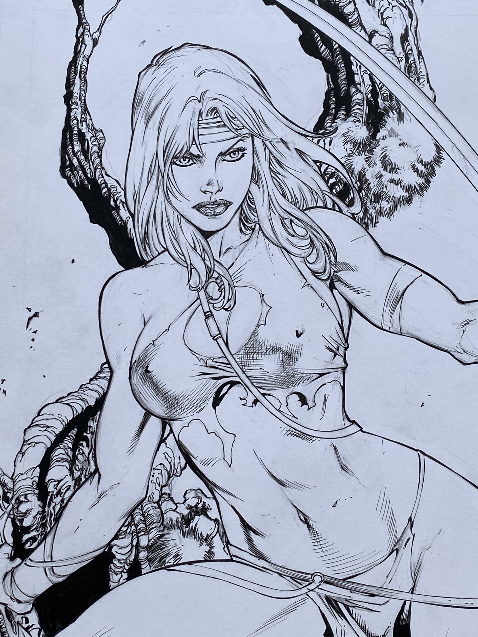 FAIRCHILD / GEN 13 (2014) ILLUSTRATION BY DIEGO BERNARD - SIGNED BY DIEGO BERNARD - ORIGINAL - Image 2 of 3