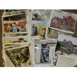 A LARGE QUANTITY (200+) OF MIXED AMERICAN COLOUR LOBBY CARDS and BLACK/WHITE STILLS (SOME STILLS