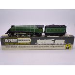 A Wrenn W2209 Class A4 steam locomotive in LNER green "Golden Eagle". VG in a VG box