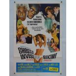 GHOST IN THE INVISIBLE BIKINI (1966) - Starring BORIS KARLOFF - US One Sheet Movie Poster- 27" x 41"