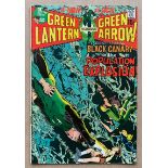 GREEN LANTERN #81 (1970 - DC) VFN (Cents Copy/Pence Stamp) - Black Canary guest-stars. Neal Adams