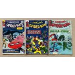 SPIDERMAN #22, 27, 29 (3 in Lot) - (1965 - MARVEL - Cents Copy/Pence Stamp - PR/FR - Run includes