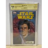 STAR WARS #4 (2015 - MARVEL) Graded CBCS 9.6 (Cents Copy) SIGNED BY PHIL NOTO - BAM! Exclusive