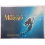 WALT DISNEY: THE LITTLE MERMAID (1998 Release) - British UK Quad film poster - ADVANCE TEASER -