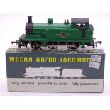 A Wrenn W2206 R1 class steam tank locomotive in BR green, numbered 31340. VG in a G box