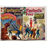 FANTASTIC FOUR #18, 19 (2 in Lot) - (1963 - MARVEL - Pence Copy - VG - Run includes origin and first