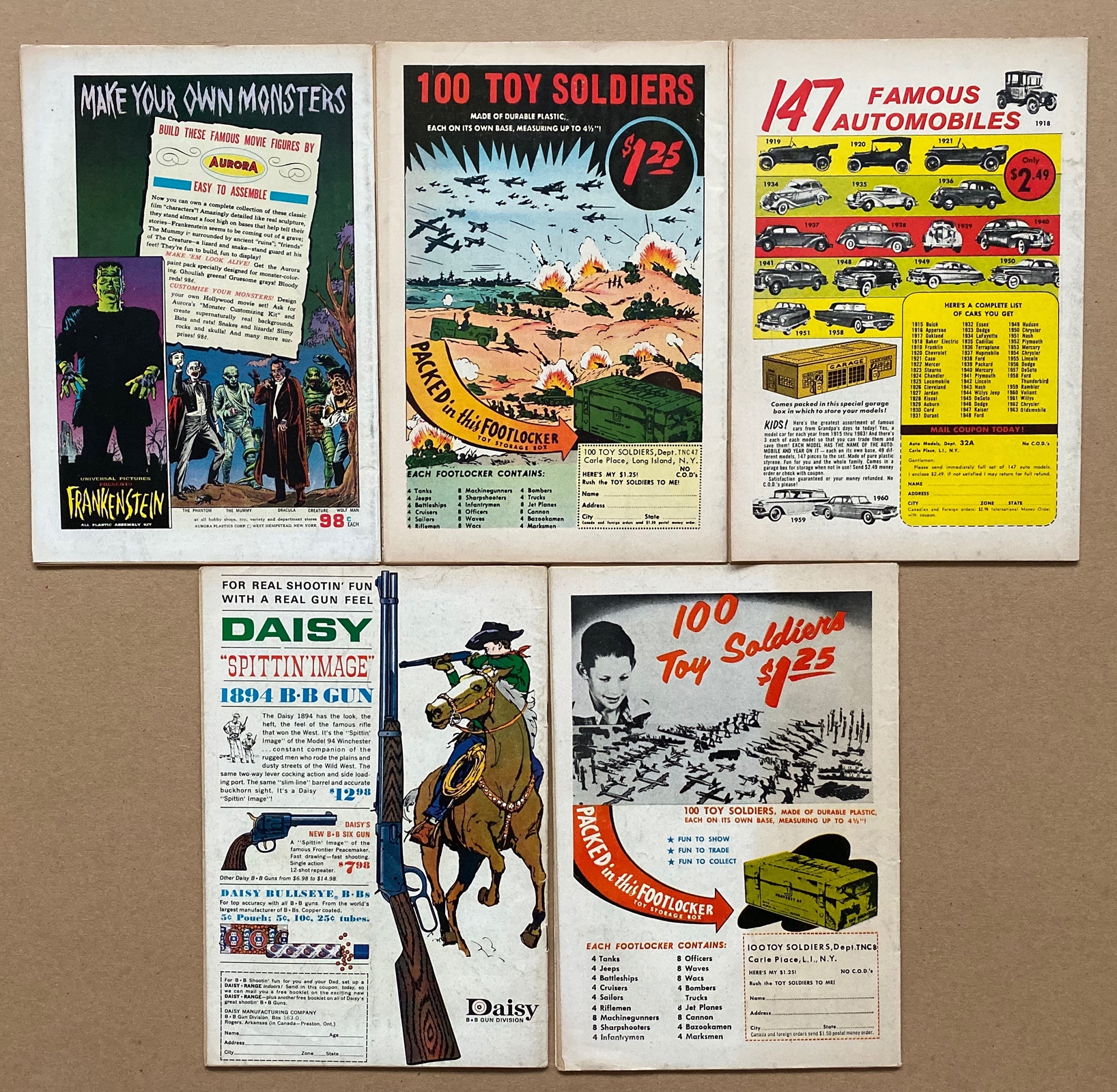 SHOWCASE #41, 42, 44, 46, 47 (5 in Lot) - TOMMY TOMORROW (5 in Lot) - (1962/63 - DC - Cents Copy - - Image 2 of 2