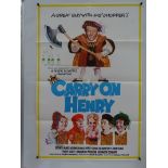 CARRY ON HENRY (1971) - UK/International One Sheet Movie Poster - (27" x 40" - 68.5 x 101.5 cm)