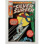 SILVER SURFER #14 (1970 - MARVEL - Pence Copy - VG/FN) - Spider-Man appearance. John Buscema cover