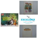 WALT DISNEY: THE JUNGLE BOOK (1967 release) Lot of 3: to include a UK Quad Film Poster (30" x