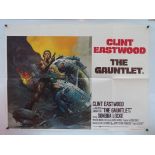 ACTION: A GROUP OF UK QUAD FILM POSTERS TO INCLUDE: THE GAUNTLET (1977) - CLINT EASTWOOD; VICTORY AT
