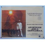 GROUP OF 7 British UK Quad film posters 30" x 40" (76 x 101.5 cm) - AN OFFICER AND A GENTLEMAN (